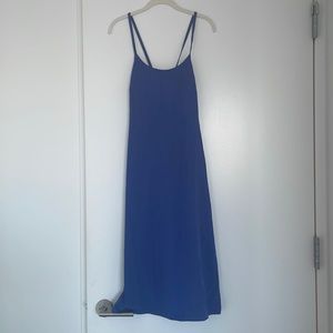 Everlane The Japanese GoWeave Cross Back Midi Slip Dress Womens